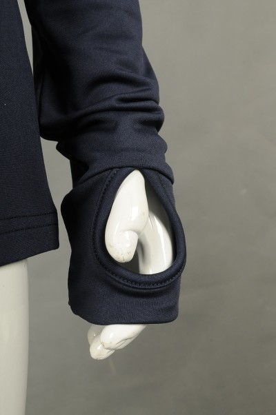 W211 Design Half Chest Zipper Sweatshirt Long Sleeve Collar Finger Male Hole Functional Sweatshirt Manufacturer detail view-8